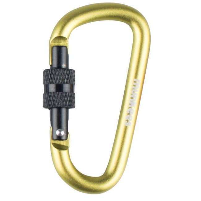 Schraubkarabiner Gold (6 x 60 mm) - Munkees