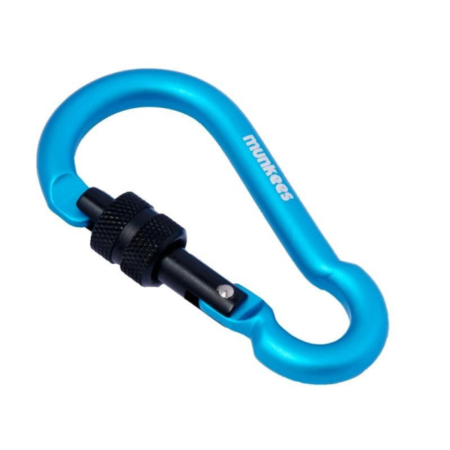 Schraubkarabiner Blau (8 x 80 mm) - Munkees