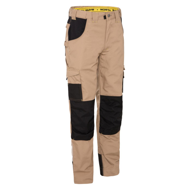 ARBEITSHOSE ADAM BEIGE / SCHWARZ - NORTH WAYS