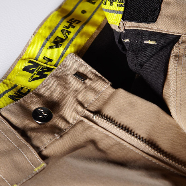 PANTALON DE TRAVAIL ADAM BEIGE / NOIR - NORTH WAYS