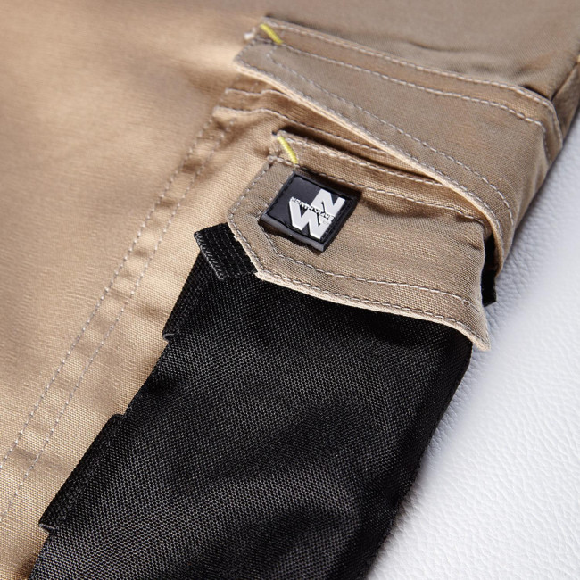 ARBEITSHOSE ADAM BEIGE / SCHWARZ - NORTH WAYS