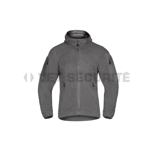 Kapuzenjacke Aviceda Mk.II Fleece grau - Clawgear
