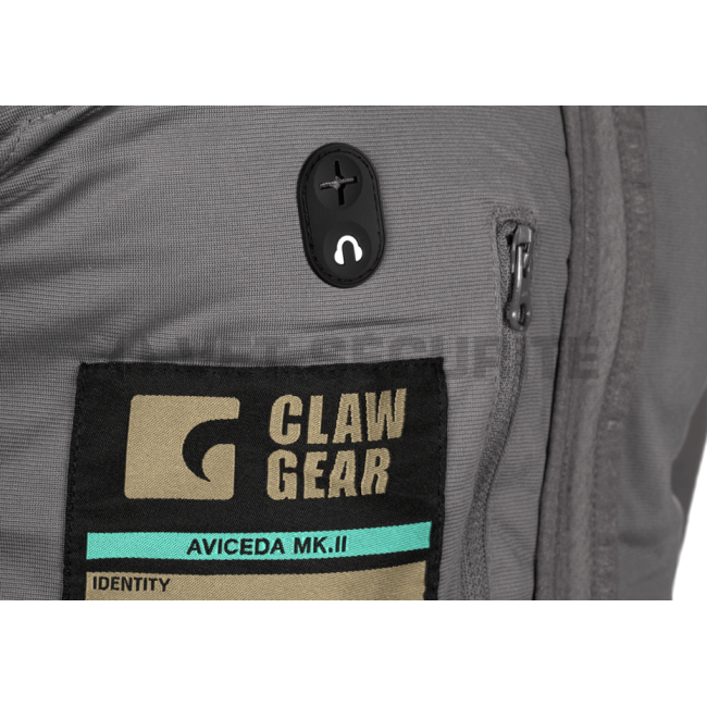 Kapuzenjacke Aviceda Mk.II Fleece grau - Clawgear