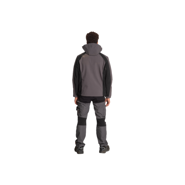 Softshell z kapturem TRYSTAN Antracyt/Czarny - Herock