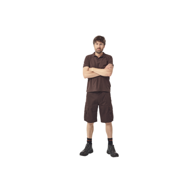 TYRUS Arbeitsbermuda Braun - Herock