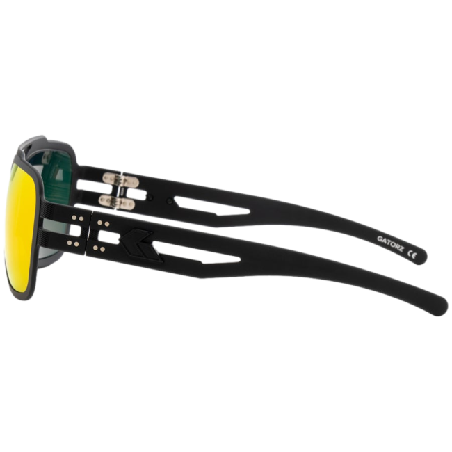 Lunettes Stark Matte Blackout avec verres polarisés orange - Gatorz