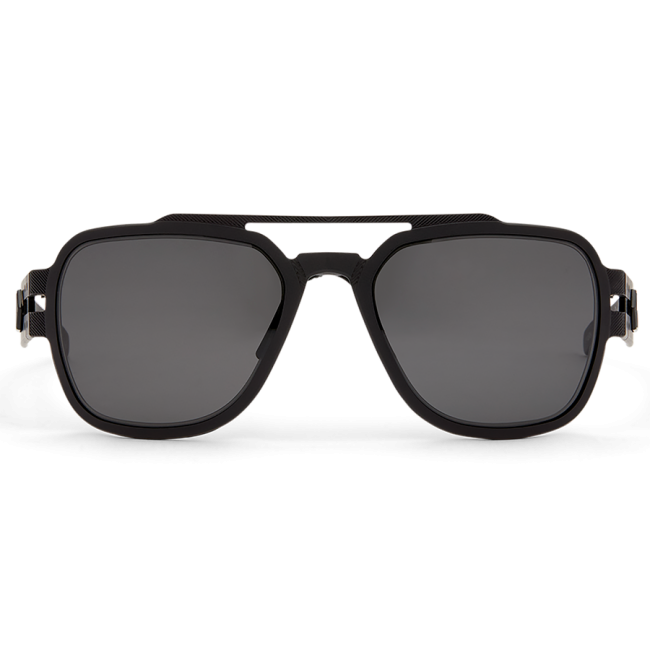 Okulary Stark Matte Blackout z polaryzowanymi soczewkami czarnymi - Gatorz