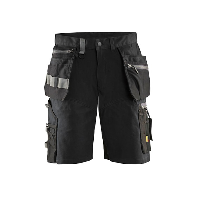 Short artisan +stretch Noir - Blaklader