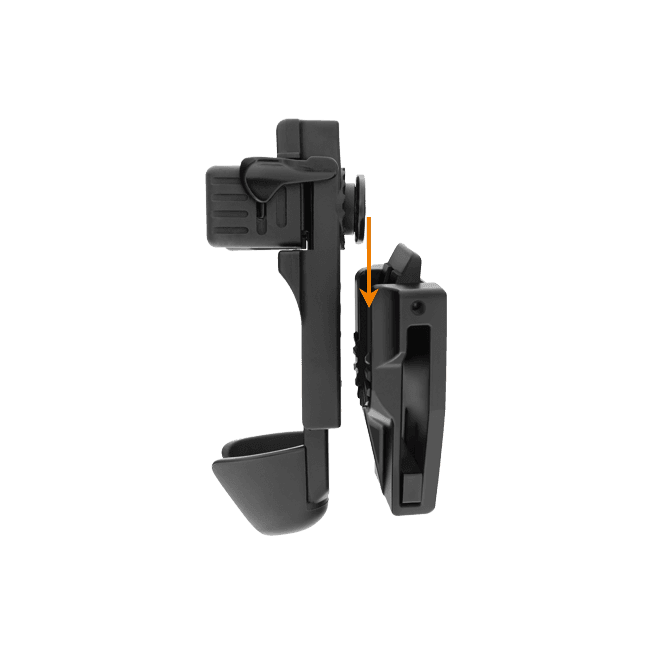 Double étui rotatif pour chargeur MP5 / UZI (Clip ceinture UBC-05) - Euro Security Products