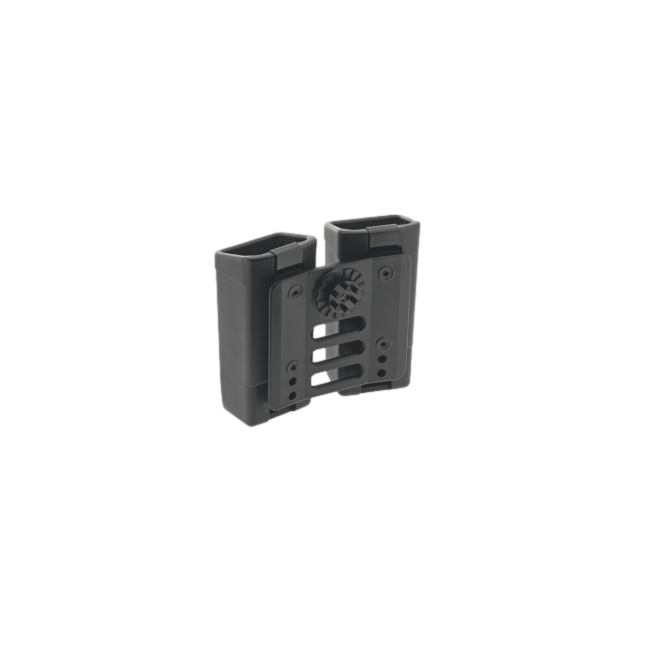 Double étui rotatif pour chargeur MP5 / UZI (Clip ceinture UBC-08) - Euro Security Products