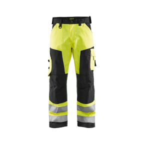 Ambachtsman broek hoge zichtbaarheid Fluor geel/Zwart - Blaklader