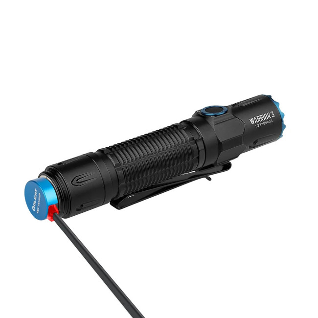 Lampe Tactique à double Interrupteur 2300 Lumens Warrior 3 noir - Olight