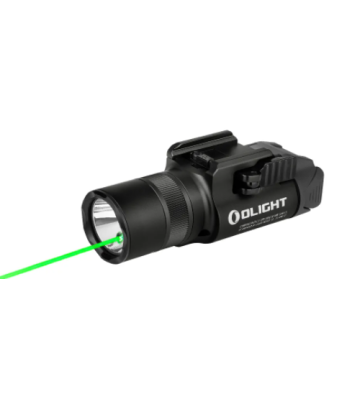 Lampe tactique Baldr Pro Ravec laser vert 1350 lumens noir - Olight