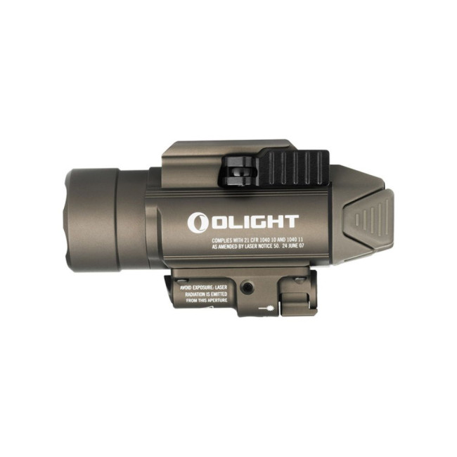 Taktische Lampe Baldr Pro mit grünem Laser 1350 Lumen tan - Olight