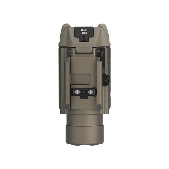 Tactische zaklamp Baldr Pro met groene laser 1350 lumen tan - Olight