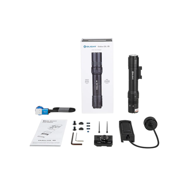 Taktische Lampe Odin GL M 1500 Lumen grüner Laser - Olight