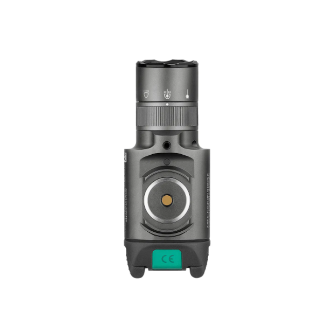 Lampe tactique Baldr Pro Ravec laser vert 1350 lumens gris métallisé - Olight