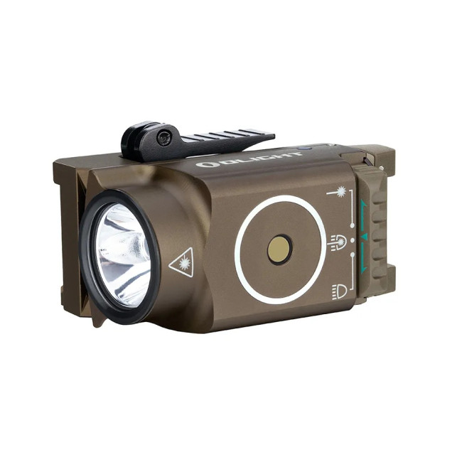 Lampe torche laser vert Baldr Mini coyote - Olight