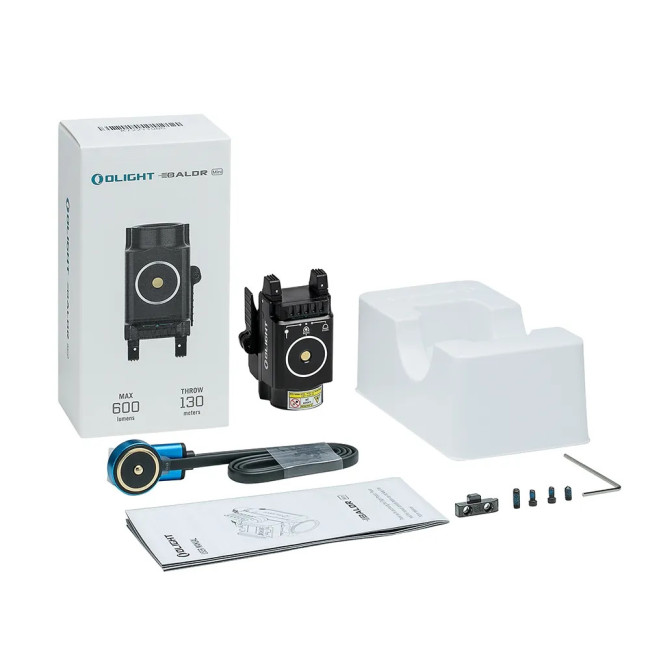 Grüner Laser-Taschenlampe Baldr Mini schwarz - Olight