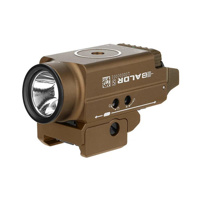 Rail 1913 lamp groene laser Baldr S coyote - Olight