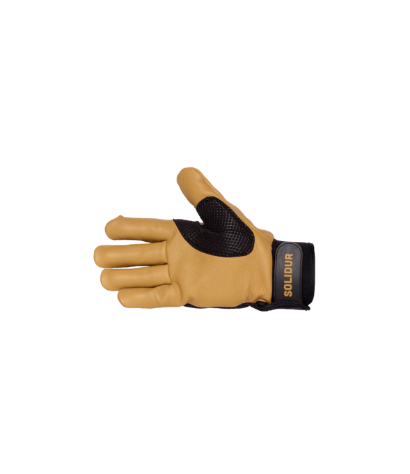 Gants de protection LAYON jaune/noir - Solidur