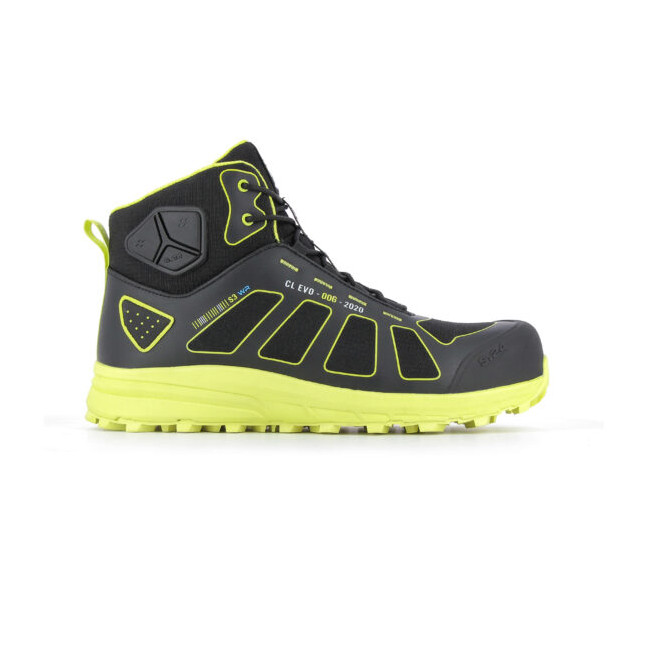 Hoge veiligheidssneakers Rider S3 Zwart/Geel - S.24
