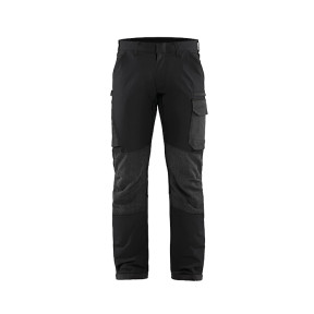 Onderhoudsbroek stretch 4D Zwart/Donkergrijs - Blaklader