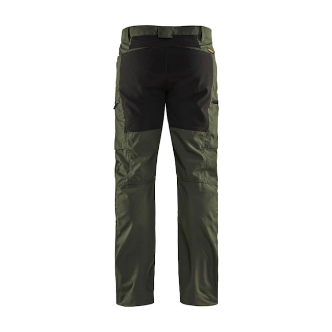 Wartungshose +Stretch Armeegrün/Schwarz - Blaklader