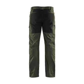 Wartungshose +Stretch Armeegrün/Schwarz - Blaklader