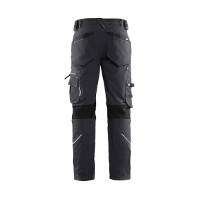 Broek X1900 ambachtsman stretch 4D zonder drijvende zakken Donkergrijs/Zwart - Blaklader