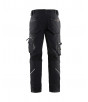 Pantalon X1900 artisan stretch 4D sans poches flottantes Noir - Blaklader