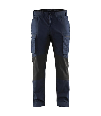 Pantalon maintenance +stretch Marine/Noir - Blaklader