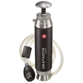 Filtr do wody Pocket z aluminium i stali nierdzewnej z filtrem ceramicznym - Katadyn