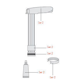 Vervangingsset pomp voor Hiker Pro filter - Katadyn