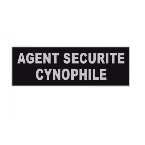 Agent de sécurité cynophile band omgekeerd 3 x 10 cm - Patrol Equipements