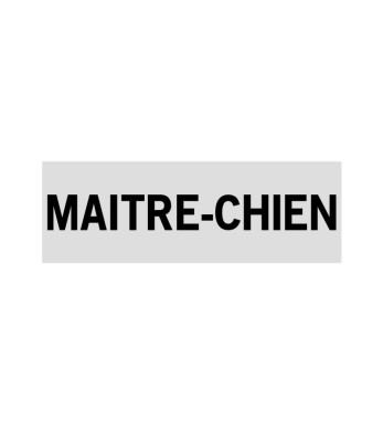 Bandeau Maître-Chien rétroréfléchissant 2 x 10 cm - Patrol Equipements