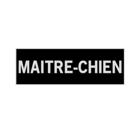 Bandeau Maître-Chien inversé 4 x 13 cm - Patrol Equipements
