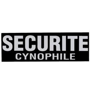 Bandeau Sécurité Cynophile inversé 3 x 10 cm - Patrol Equipements
