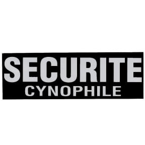 Bandeau Sécurité Cynophile inversé 3 x 10 cm - Patrol Equipements