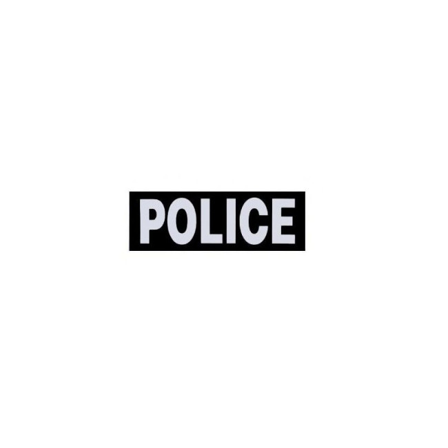 Bandeau Police inversé 4 x 13 cm - Patrol Equipements