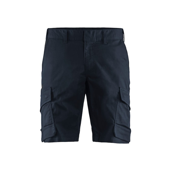 Short Industrie stretch 2D Marine foncé/Noir - Blaklader