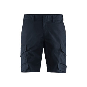 Short Industrie stretch 2D Marine foncé/Noir - Blaklader