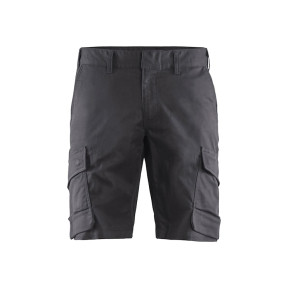 Short Industrie stretch 2D Gris moyen/Noir - Blaklader