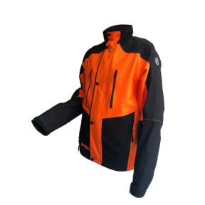 Veste de travail stretch Herma Noir et orange - Francital