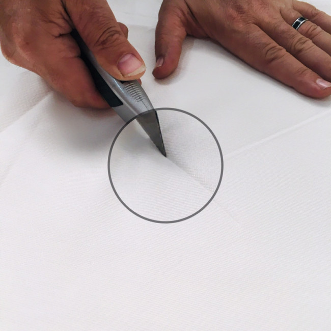 T-shirt Cut Resistant Technology Biały i żółty - Francital