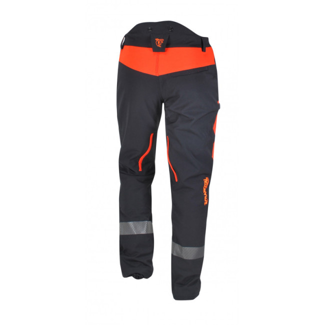 Hermes Medium Broek Zwart en oranje - Francital