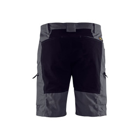 Kurze Wartungshose +Stretch Mittelgrau/Schwarz - Blaklader