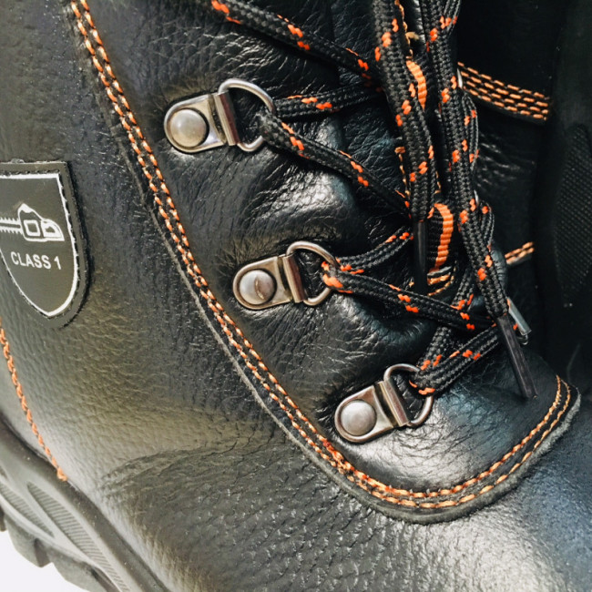 Forstschuhe Salix Klasse 1 Schwarz/Orange - Francital