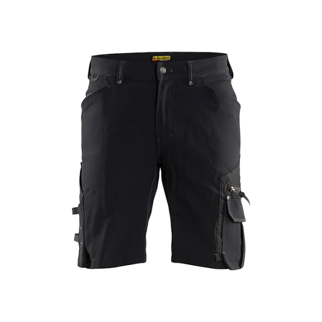 Handwerker-Stretchshorts X1900 4D ohne Hängetaschen Schwarz - Blaklader
