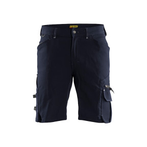 Short X1900 artisan stretch 4D sans poche flottante Marine foncé/Noir - Blaklader